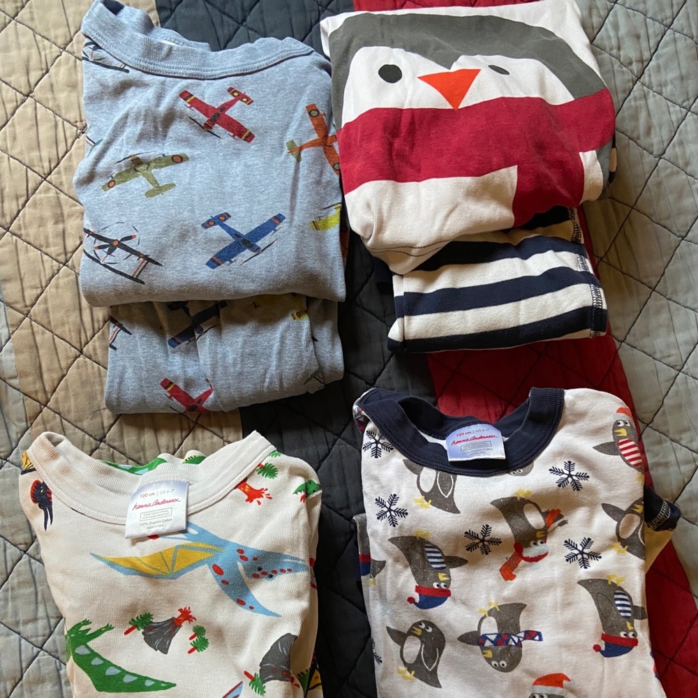Hanna Anderson long Johns size 6-7